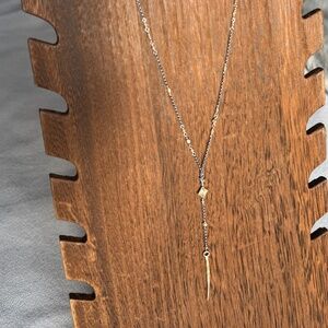 Chan Luu silver with gold accents necklace